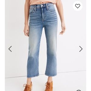 Slim Wide-Leg Cropped Jeans from Madewell New tag